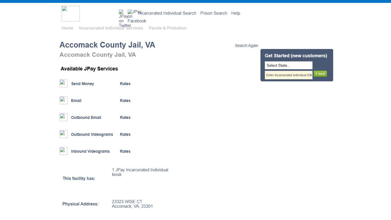 Accomack County Jail, VA